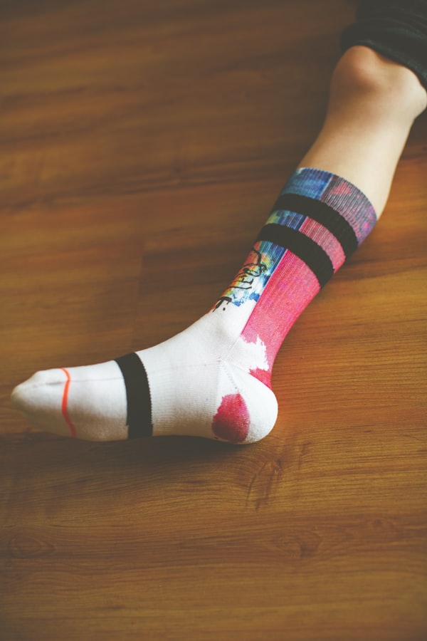 Calcetines Iguana Socks de algodón orgánico con estampado tropical
